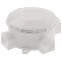 Коробка 70*30 круг белый IP42 с 3 входами