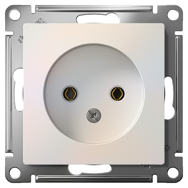 AtlasDesign жемчуг розетка скрытая 1-мест IP20 