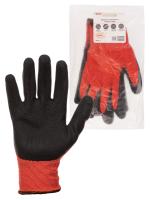 Перчатки нейлоновые рельефный латекс Контакт-Хард TDM размер 9