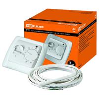 Терморегулятор теплого пола скрытая 16А белый TDM Онега 