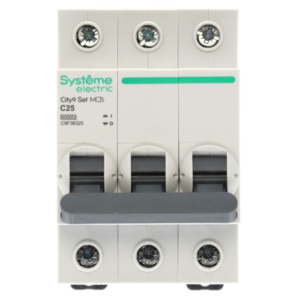 Автомат 3Р 25А C 6кА City9 Systeme Electric 