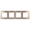 ЭРА12 шампань/сатин рамка 4-ая универсально 