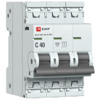 Автомат 3Р 40А C 6кА ВА47-63N EKF PROxima 