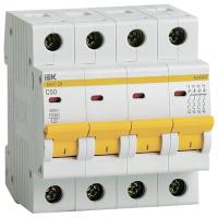 Автомат 4Р 50А C 4,5кА ВА47-29 IEK 