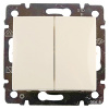 Валена слоновая кость переключатель 2кл скрытая 10А IP31 
