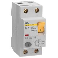 Выключатель дифференциальный (УЗО) 2Р 32А 30мА AC 6кА ВД3-63 IEK