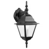 Светильник садово-парковый настенный 60Вт E27 металл черный IP44 вниз