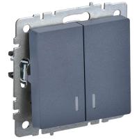 BRITE Выключ. 2-кл. с инд. 10А ВС10-2-1-БрМ мар. IEK