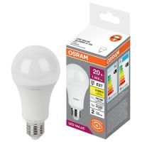 Лампа светодиодная Е27 20Вт 3000К 1600лм стандарт А70 матовая  Osram LED Value