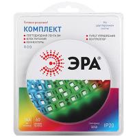 Лента свд 12В 14,4Вт/м 60свд/м RGB 5050 IP20 ЭРА 5м комплект