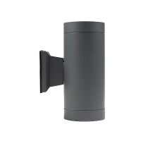 Светильник настенный 2*20Вт GX53 IP65 серый металл Jazzway 