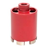 Коронка по бетону алмазная для дрелей с микроударом DCH-82MHS Micro Hit Laser M16 EKF Professional