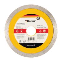 Диск алмазный 125*22,2мм сплошной Kranz сухой/мокрый рез