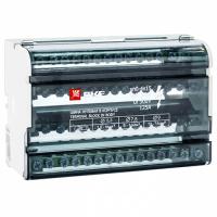 Шина нулевая 4*15 15групп в корпусе (кросс-модуль) на DIN-рейку/монтажную панель EKF 