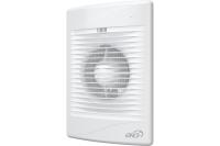 Вентилятор вытяжной d100 белый с обратным клапаном  185*256