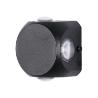 Светильник настенный свд 8Вт 4000К 400лм IP54 черный металл Jazzway