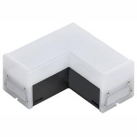 Светильник LED L-образн. 1010 8Вт 4000К 117х117мм чер. IEK