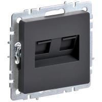 BRITE Роз. комп. 2-ая RJ45 кат.5E РК10-2-БрГ граф. IEK