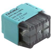 Клемма 6*2,5мм2 компактная синий DKC 2 шт