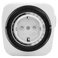 Таймер розеточный 16А механический сутки IP20 белый RX-28 Rexant