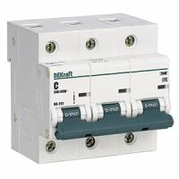 Автомат 3Р 80А C 10кА ВА-201 DEKraft 