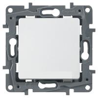 Этика белый выключатель 1кл скрытая 10А IP20 