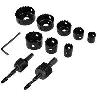 Коронка по дереву 8шт (19, 22, 28, 32, 38, 44, 54, 64мм)