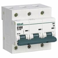 Автомат 3Р 100А C 10кА ВА-201 DEKraft 