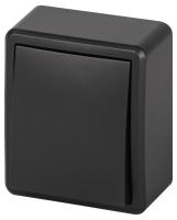 Эксперт антрацит выключатель 1кл открытый 10А IP20