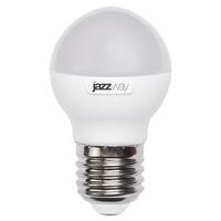 Лампа свд 220В E27 7Вт 5000К 560лм шар G45 матовая Jazzway