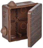 Коробка 100*100*50 квадрат дуб IP54  IEK