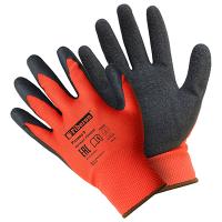 Перчатки полиэстеровые с латексным покрытием размер 9