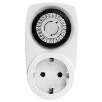 Таймер розеточный 16А механический сутки IP20 белый RX-21 Rexant