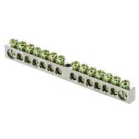 Шина нулевая 6*9 14групп без изолятора винтовой по центру EKF