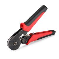 Пресс-клещи 0,25-10мм КВТ ПКВш-10 6-гранн.для втул.наконечн.