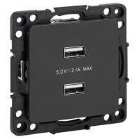 Стокгольм черный розетка USB скрытая 2-ая 