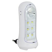 Светильник аварийный переносной 1,5Вт непостоянный аккумулятор 6ч IP20 IEK выдвиж вилка