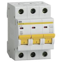 Автомат 3Р 10А D 4,5кА ВА47-29 IEK 