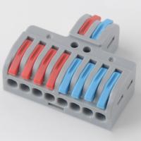 Клемма 10*4,0мм2 с рычажком серый Rexant проходная разветв. с монт.площадкой