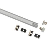 Профиль с экраном встраиваемый 12*9*2000мм ЭРА крепеж+заглушки