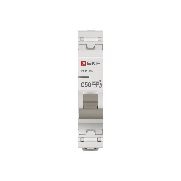 Автомат 1Р 50А C 6кА ВА47-63N EKF PROxima 