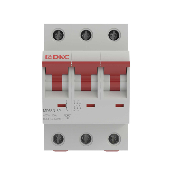 Автомат 3Р 32А C 6кА MD63N DKC YON max 