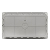 Бокс 18мод встраиваемый белый черная прозрачная дверь IP41 SlimBox EKF