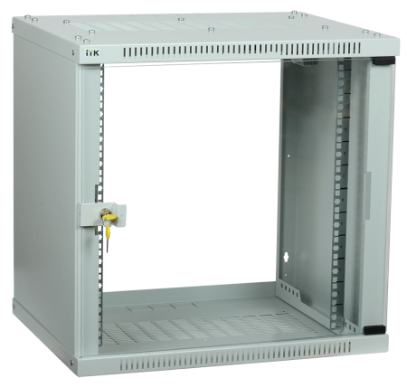Шкаф LINEA WE 6U 550*350мм дверь стекло серый ITK