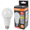 Лампа светодиодная Е27 20Вт 3000К 1600лм стандарт А70 матовая  Osram LED Value black