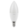 Лампа свеча свд Е14 10Вт 6500К 800лм B37 матовая Osram LED Value