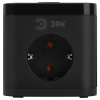 Удлинитель 3-мест 1,5м ПВС 3*1,5 черный 4*USB ЭРА  Куб (2А+2С)